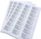 100 Yaprak Barkod / Etiket Kağıdı  64,6 x 33,8 mm A4 - 2