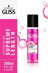 Gliss Sıvı Saç Kremi Supreme Length 200 ml Zarar Görmüş Uzun Saçlar thumbnail 1