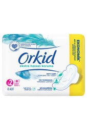Orkid Ekstra Hassas Koruma Tekli Uzun 8li - 2