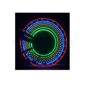 Led 32 Led Dıy Renkli Işık Tekerlek Bisiklet Lastik Sinyal Lambası - 5