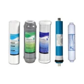 Aqualine Açık Kasa Tech Tecflo Su Arıtma Cihazı Filtre Seti 5 Adet LG Membranlı Çift Carbon Filtreli thumbnail 1