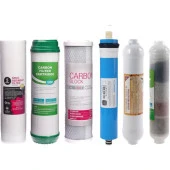 E-Water Su Arıtma Cihazı 6'lı Filtre Seti Vontron Membranlı 4'lü Mineral Filtre thumbnail 1