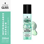 Gliss Sıvı Saç Kremi Dökülme Karşıtı 200 ml Zayıf Saçlar - 1