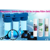 Sulook Şebeke,daire,bina Girişi Su Arıtma Sistemi 3'lü Süper Ekonomik Set thumbnail 1