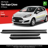 S-Dizayn Ford Fiesta ABS Plastik Yan Kapı Koruma Çıtası 2009-2017 A+ Kalite - 1
