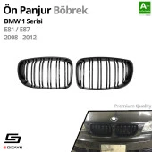 S-Dizayn Bmw 1 Serisi E81/E87 Ön Panjur Böbrek Parlak Siyah Piano Black M1 Model 2008-2012 thumbnail 2