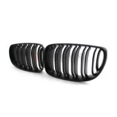S-Dizayn Bmw 1 Serisi E81/E87 Ön Panjur Böbrek Mat Siyah M1 Model 2008-2012 - 3