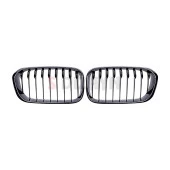 S-Dizayn Bmw 1 Serisi F20/F21 Ön Panjur Böbrek Parlak Siyah Piano Black Düz Model 2015-2019 thumbnail 3