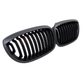 S-Dizayn Bmw 3 Serisi E46 Coupe Ön Panjur Böbrek Parlak Siyah Piano Black Düz Model 1999-2001 thumbnail 3