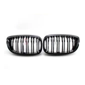S-Dizayn Bmw 3 Serisi E46 Coupe Ön Panjur Böbrek Parlak Siyah Piano Black M3 Model 2002-2005 thumbnail 3