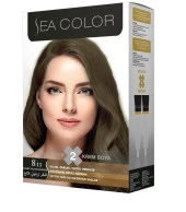 Sea Color Saç Boyası 8.11Yoğun Açık Küllü Kumral - 1
