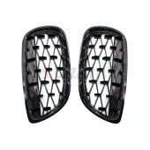 S-Dizayn Bmw 3 Serisi E46 Ön Panjur Böbrek Parlak Siyah Piano Black Diamond Model 2002-2005 thumbnail 4