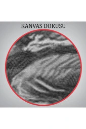 Süpürge ile Uçan Yaşlı Cadı ve Kedisi, Cadılar Bayramı Hediyesi, Hellowen Tablo - 4