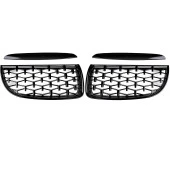 S-Dizayn Bmw 3 Serisi E90/E91 Ön Panjur Böbrek Parlak Siyah Piano Black Diamond Model 2005-2008 thumbnail 3