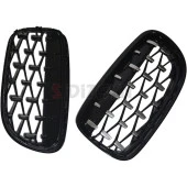 S-Dizayn Bmw 3 Serisi E90/E91 Ön Panjur Böbrek Parlak Siyah Çerçeveli Krom Diamond Model 2009-2012 thumbnail 4