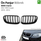 S-Dizayn Bmw 3 Serisi Coupe E92/E93 Coupe Ön Panjur Böbrek Parlak Siyah Piano Black M3 Model 2010-2014 thumbnail 2