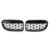 S-Dizayn Bmw 3 Serisi Coupe E92/E93 Coupe Ön Panjur Böbrek Parlak Siyah Piano Black Diamond Model 2010-2014 thumbnail 3