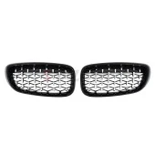 S-Dizayn Bmw 3 Serisi GT F34 GT Ön Panjur Böbrek Parlak Siyah Çerçeveli Krom Diamond Model 2012-2017 - 3