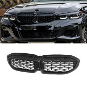 S-Dizayn Bmw 3 Serisi G20/G28 Ön Panjur Böbrek Parlak Siyah Piano Black Diamond Model 2017 Üzeri - 1
