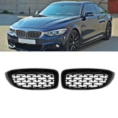S-Dizayn Bmw 4 Serisi F32/F33/F36 Ön Panjur Böbrek Parlak Siyah Piano Black Diamond Model 2012-2017 thumbnail 1