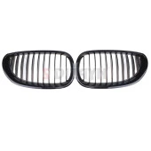 S-Dizayn Bmw 5 Serisi E60/E61 Ön Panjur Böbrek Parlak Siyah Piano Black Düz Model 2003-2009 thumbnail 3