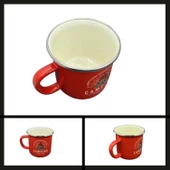 Uyguna-Yakala Kırmızı Out-1900 Orcamp Retro Emaye Kupa Bardak Adventure-MLZ.260 - 2