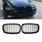 S-Dizayn Bmw X5 E70/E71/E72 Ön Panjur Böbrek Parlak Siyah Piano Black M X5 Model 2007-2013 thumbnail 1