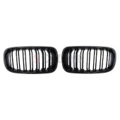 S-Dizayn Bmw X5 F15/F16 Ön Panjur Böbrek Parlak Siyah Piano Black M X5 Model 2014-2016 thumbnail 3