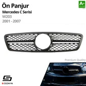 S-Dizayn Mercedes C-Class W203 Ön Panjur Krom AMG Model 2001-2007 - 2