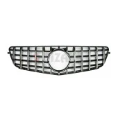 S-Dizayn Mercedes C-ClassW204 Ön Panjur Parlak Siyah Çerçeveli Krom AMG Model 2007-2014 - 3