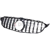 S-Dizayn Mercedes C-Class W205 Ön Panjur Parlak Siyah Piano Black GTR Model 2015-2018 - 4