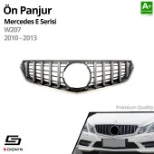 S-Dizayn Mercedes E-Class W207 Ön Panjur Krom GTR Model 2010-2013 - 2
