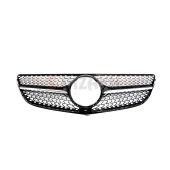 S-Dizayn Mercedes E-Class W207 Ön Panjur Parlak Siyah Piano Black Diamond Model 2014-2016 - 3