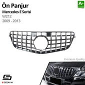 S-Dizayn Mercedes E-Class W212 Ön Panjur Krom GTR Model 2009-2013 - 2