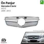 S-Dizayn Mercedes E-Class W212 Ön Panjur Krom Diamond Model 2009-2013 - 2