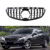 S-Dizayn Mercedes E-Class W212 Ön Panjur Parlak Siyah Piano Black GTR Model 2014-2016 - 1