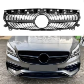 S-Dizayn Mercedes CLA180 W117 Ön Panjur Parlak Siyah Piano Black Diamond Model 2014-2019 - 1