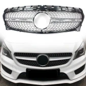 S-Dizayn Mercedes CLA180 W117 Ön Panjur Krom Diamond Model 2014-2019 thumbnail 1