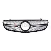 S-Dizayn Mercedes GLC X253 Ön Panjur Parlak Siyah Piano Black Diamond Model 2015-2019 - 3