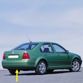 VW Bora Sedan 1999-2005 Arka Tampon Alt Kaplaması Spoyleri 1J5807521A - 1