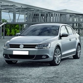 VW Jetta 2011-2014 Ön Panjur Izgarası Kromlu 5C6853651A thumbnail 2