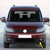 VW Caddy 2011-2015 Sol Ön Sis Farı Kapağı Krom Çerçeveli 1T0853665P - 1