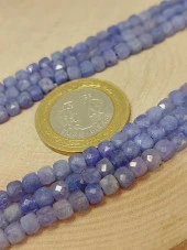 Tanzanit Taşı Küp Şekilli Dizi 4mm (45932) thumbnail 2