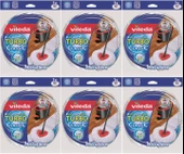 Vileda Turbo Yedek Mop Paspas Ucu (%100 Mikrofiber) (6 Lı Set) - 1