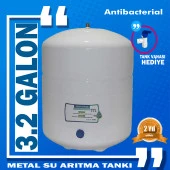 Arıtma Tankı 12 Litre 3.2 Galon Metal Basınç Denge Tankı thumbnail 1