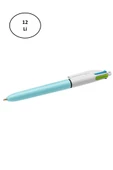 Bic Tükenmez Kalem Fun Mekanizmalı 4 Renk 12'li - 1