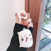 E2M AIRPODS 1-2 KILIF BARE BEAR BEYAZ - 2