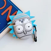 E2M AIRPODS 1-2 KILIF RICK AND MORTY MAVİ - 2