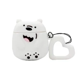 E2M AIRPODS 1-2 KILIF BARE BEAR BEYAZ - 1