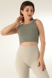 DoReMi Dikişsiz Kısa Spor Üst-23416 thumbnail 4